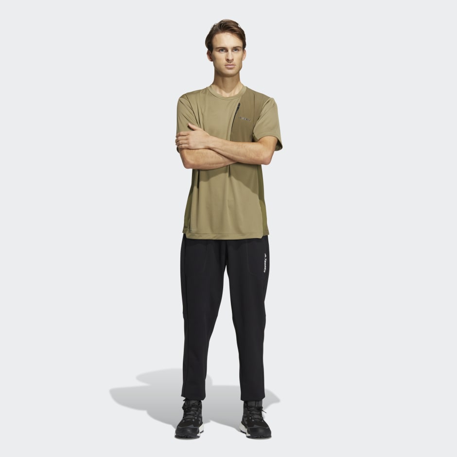 Terrex Voyager Woven Overlay Short Sleeve Tee