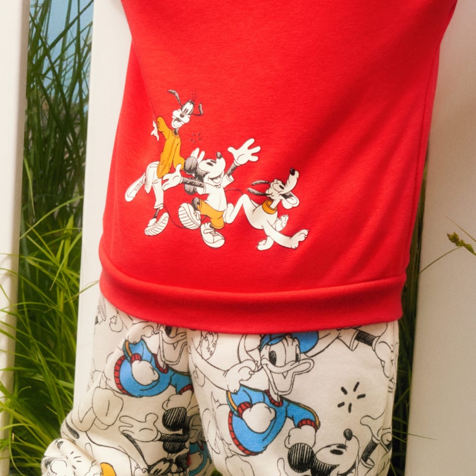 adidas x Disney Mickey Mouse Crewneck and Jogger Set