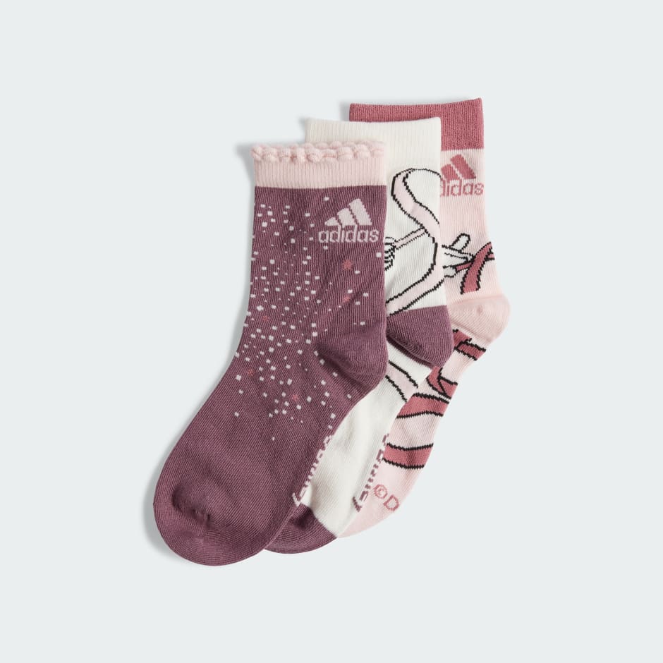 Set de 3 perechi de șosete adidas Disney Minnie Mouse