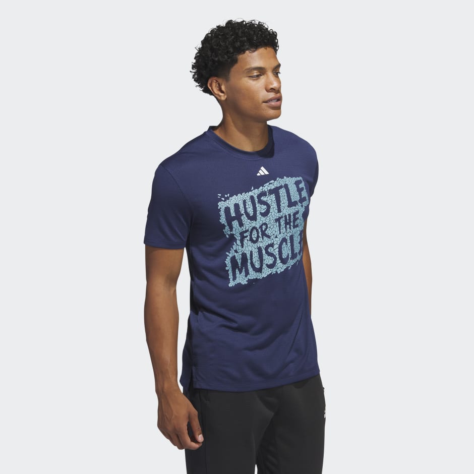 adidas Basketball Short Sleeve Tee - Blue