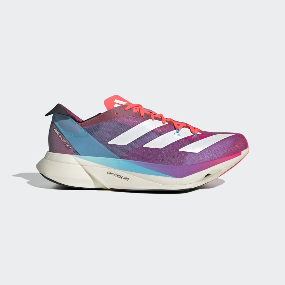 Shoes - Adizero Adios Pro 3 Shoes - Pink | adidas Oman