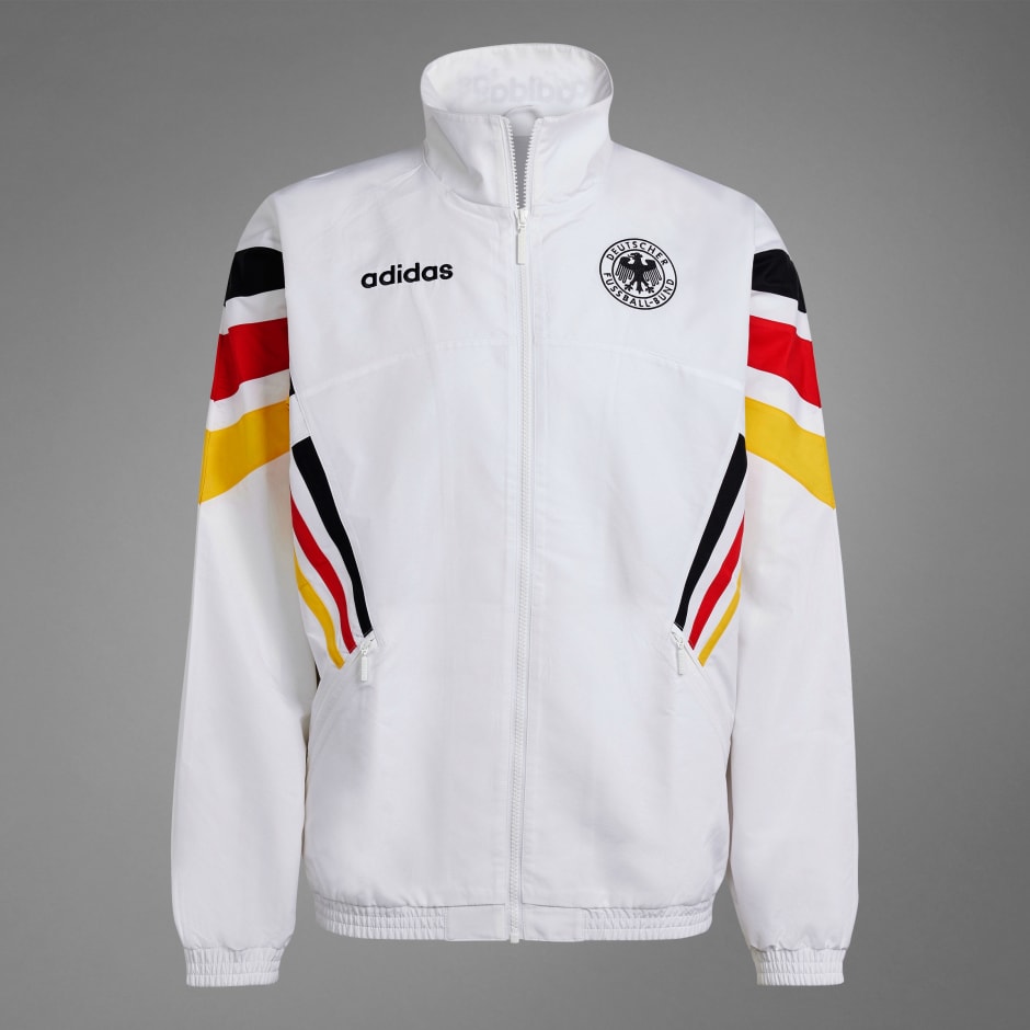 Orange and hotsell white adidas jacket