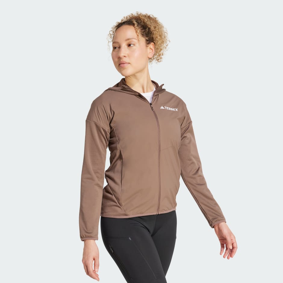 جاكيت Terrex Xperior Climawarm+ Wind Light Fleece مع قبعة