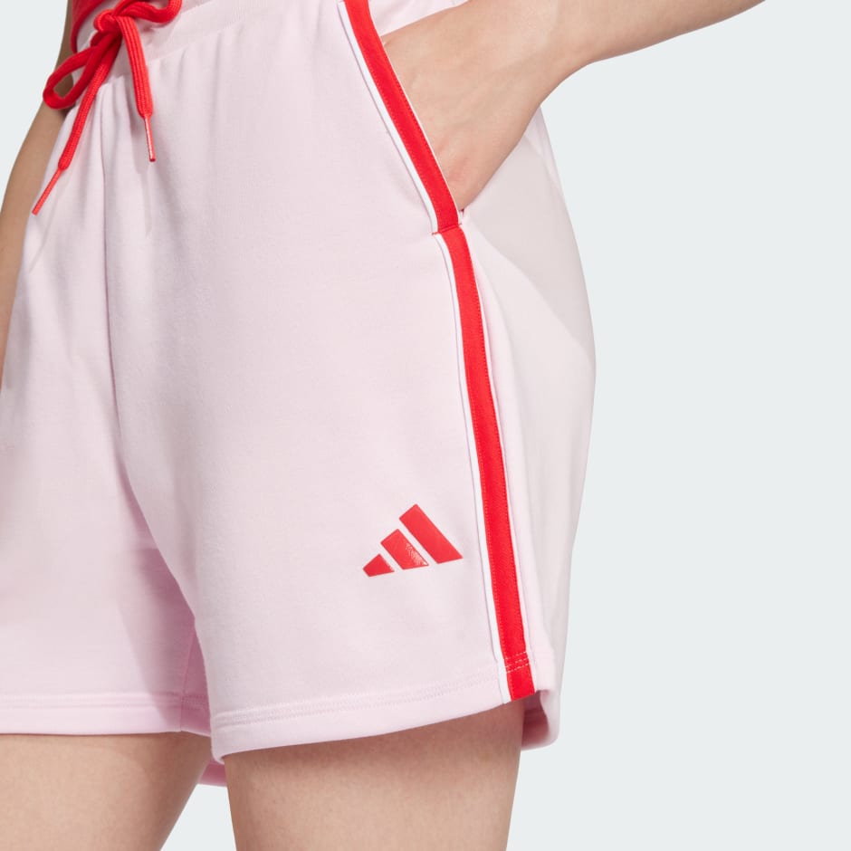 Pantaloni scurți flaușați Essentials Color Pop