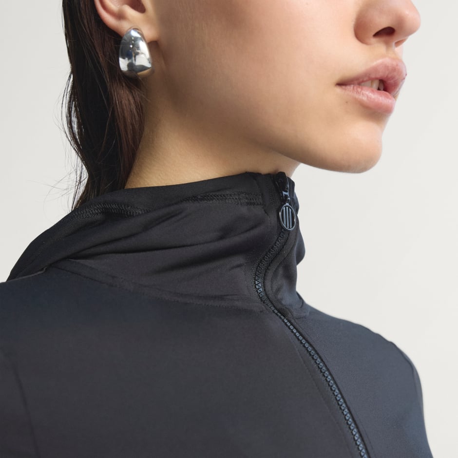 Bluză de trening cu detalii &icirc;ncrețite