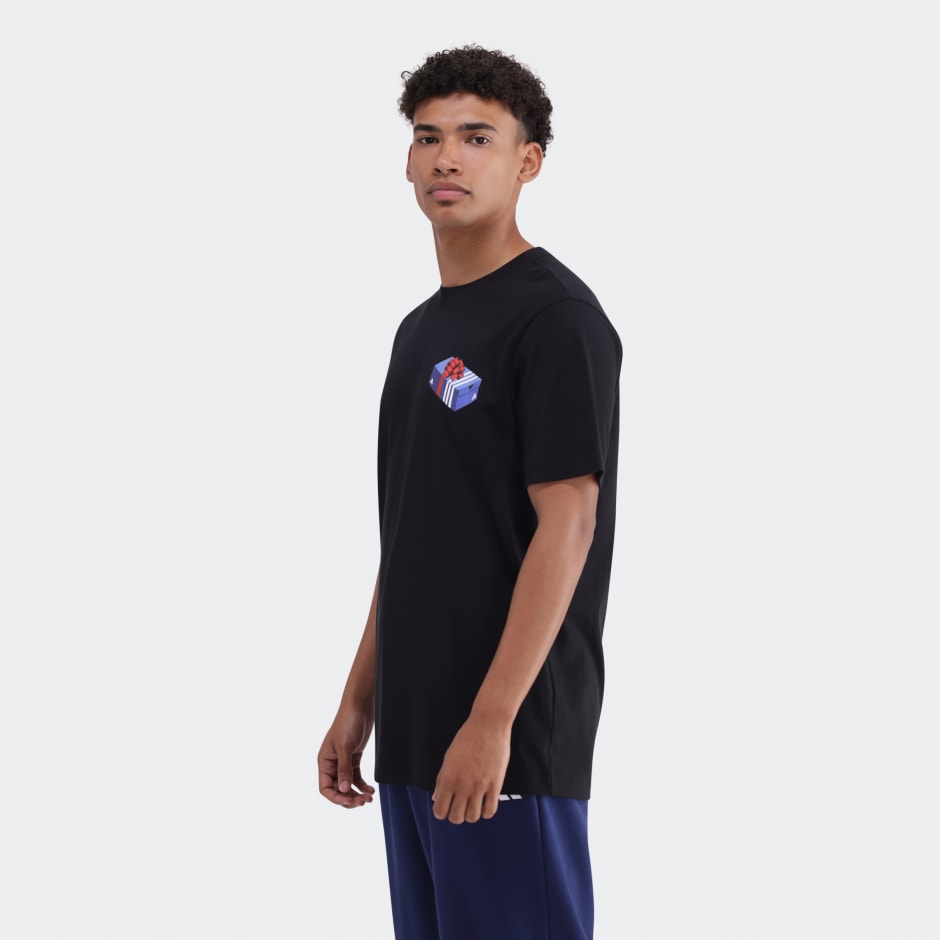 3-Stripes Lights Giftbox Graphic T-Shirt