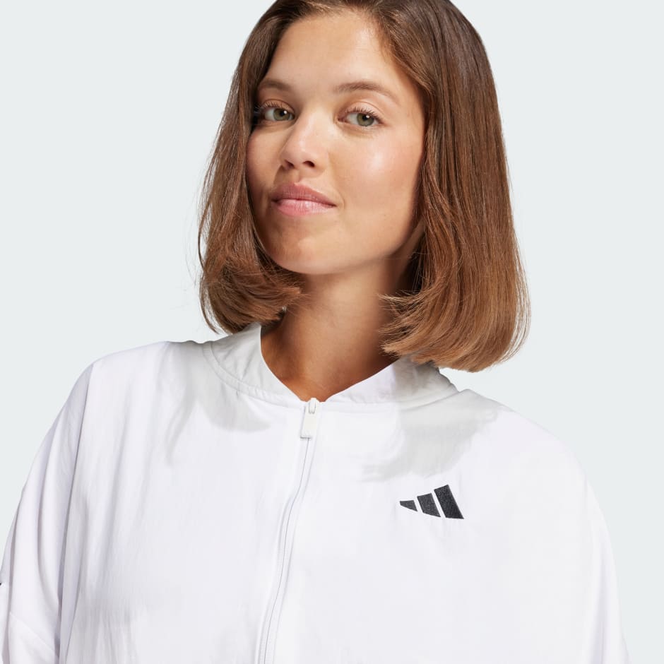 Essentials 3-Stripes Lifestyle Woven Bomber Jacket