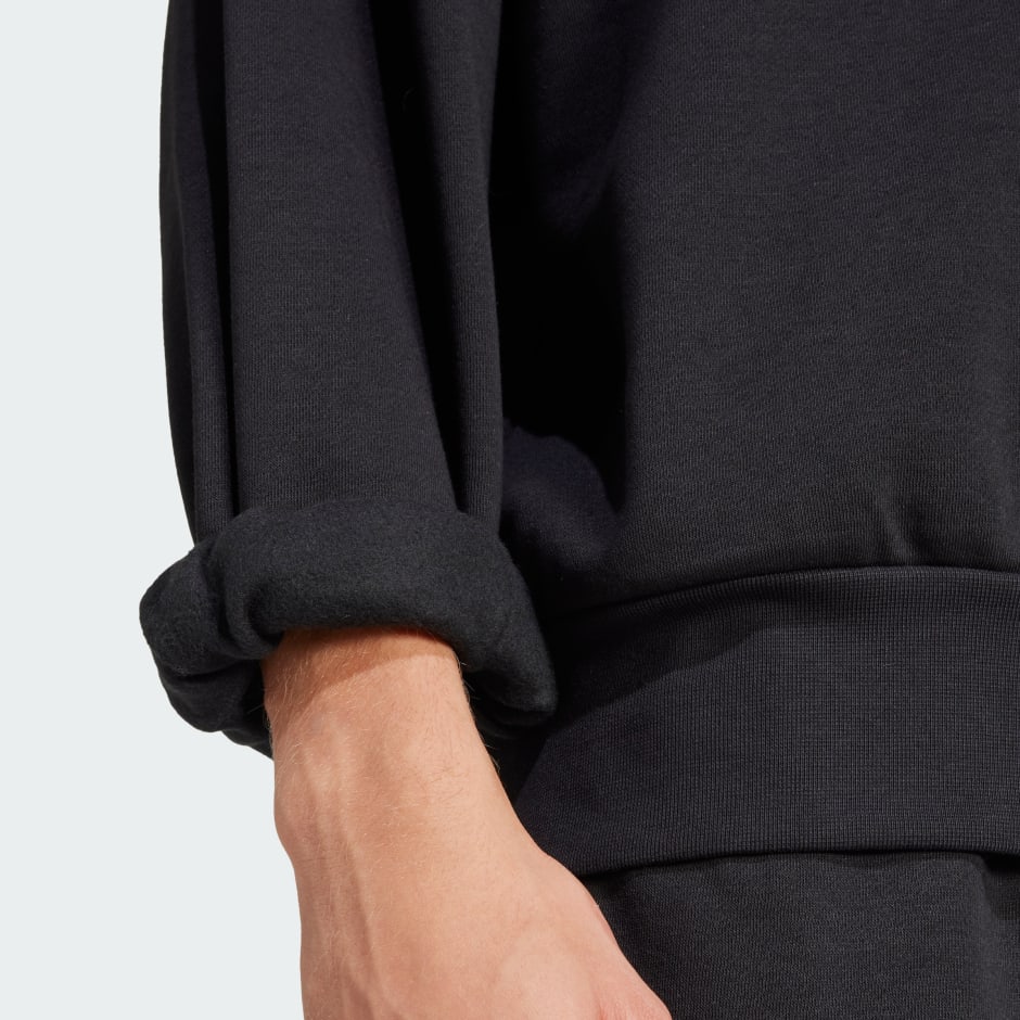 Sweat-shirt &agrave; capuche logo &agrave; 3 bandes coupe ample Essentials