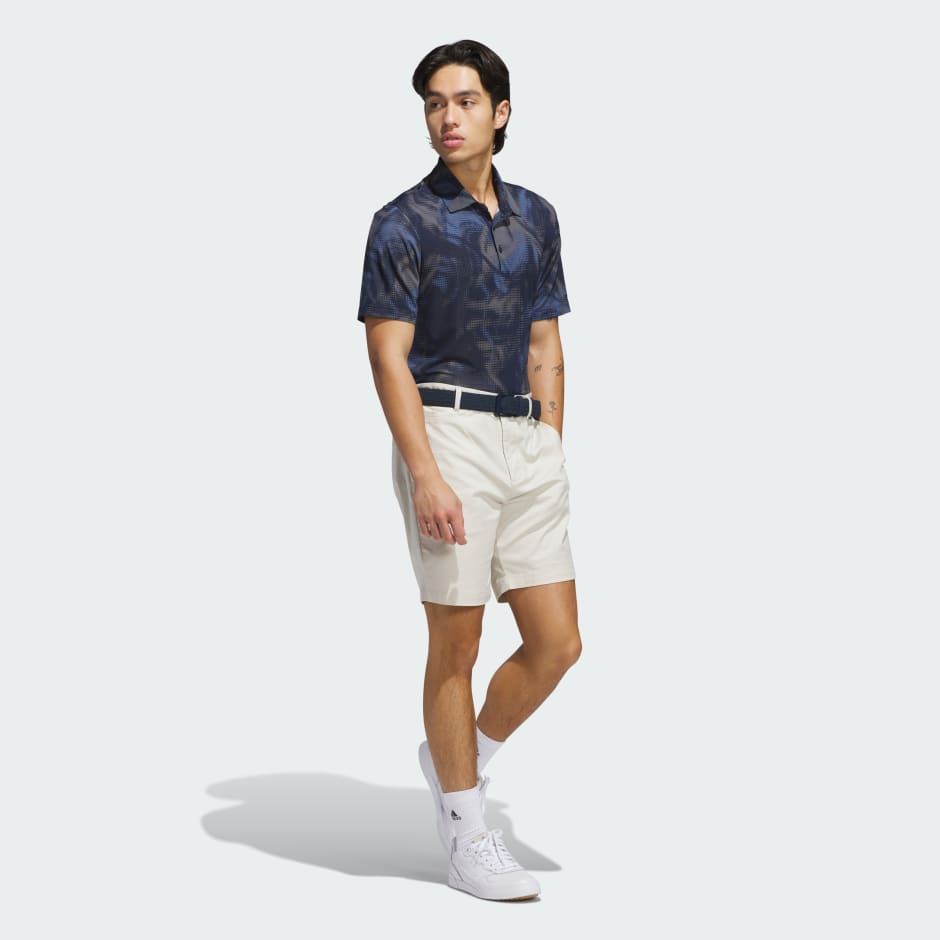 Tricou polo Ultimate365 cu imprimeu și plasă