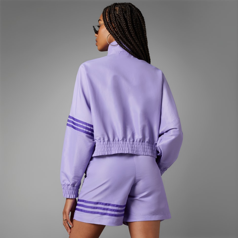 Purple adidas tracksuit on sale womens