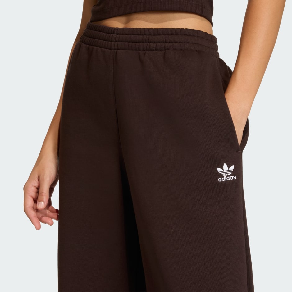 Hlače od flisa &scaron;irokih nogavica Essentials