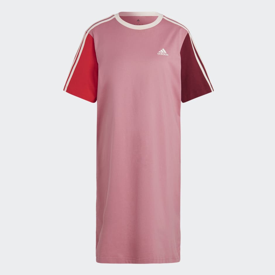adidas Essentials Single Jersey Boyfriend Tee Dress - Pink adidas BH