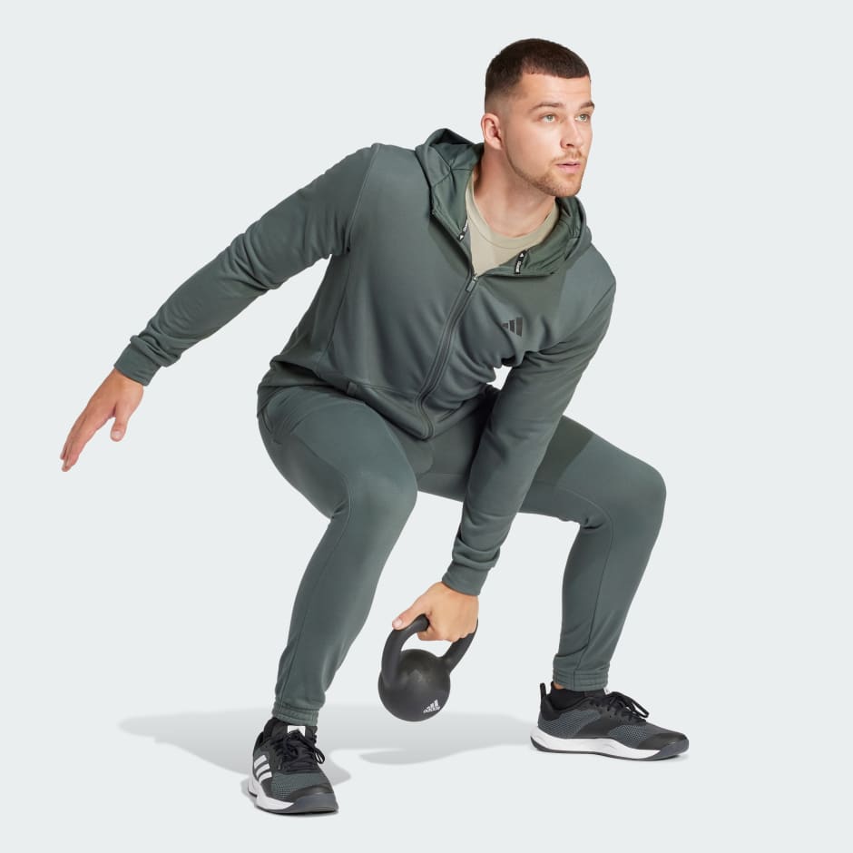 adidas Workout Pump Cover-Up Tee - Grey