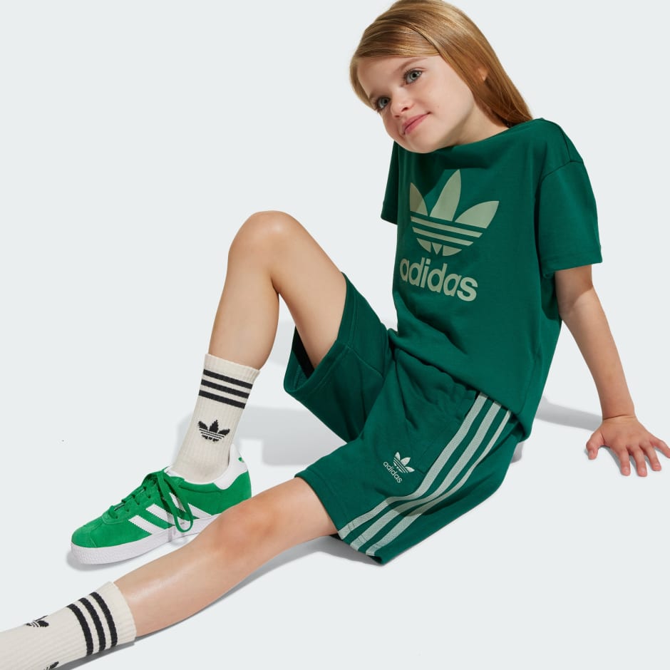 طقم للأطفال Adicolor Shorts Tee