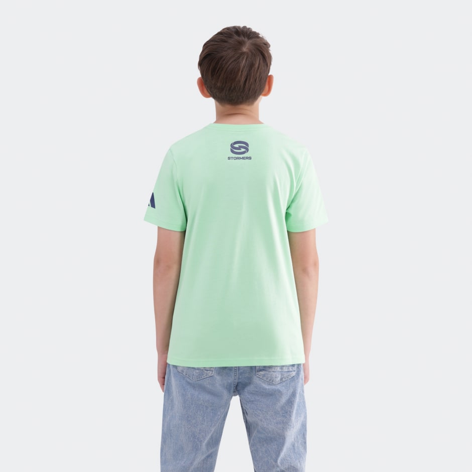 DHL Stormers Junior Graphic Tee Lime Burst