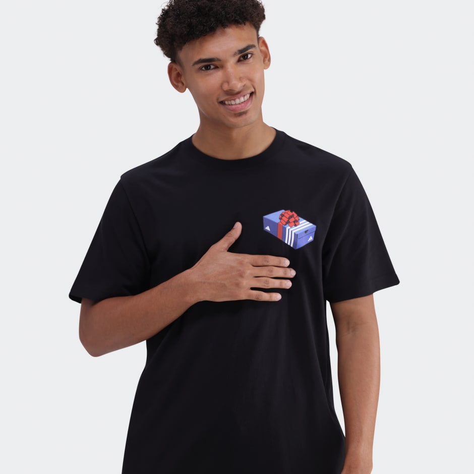 3-Stripes Lights Giftbox Graphic T-Shirt