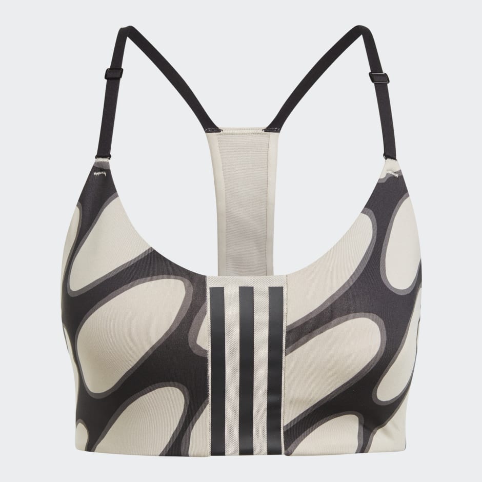 adidas adidas x Marimekko Aeroimpact Training Light-Support Bra - Black ...