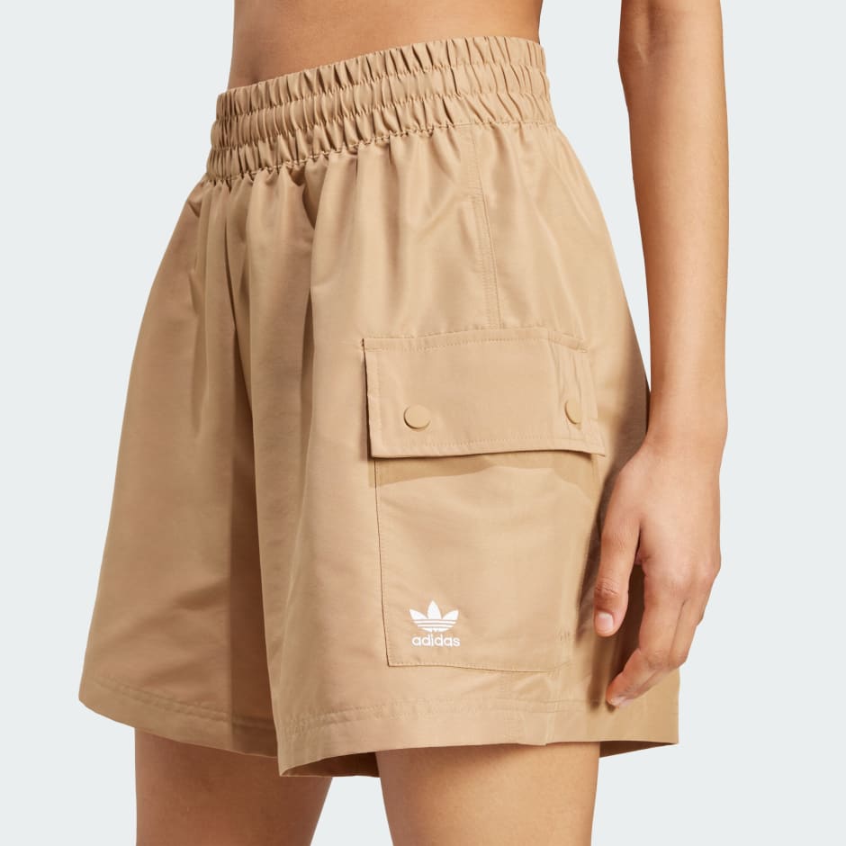 מכנסי דגמ"ח קצרים Essentials Woven High-Waist