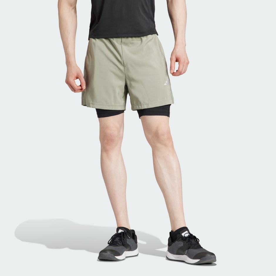 Shorts de Entrenamiento Gym 2 en 1
