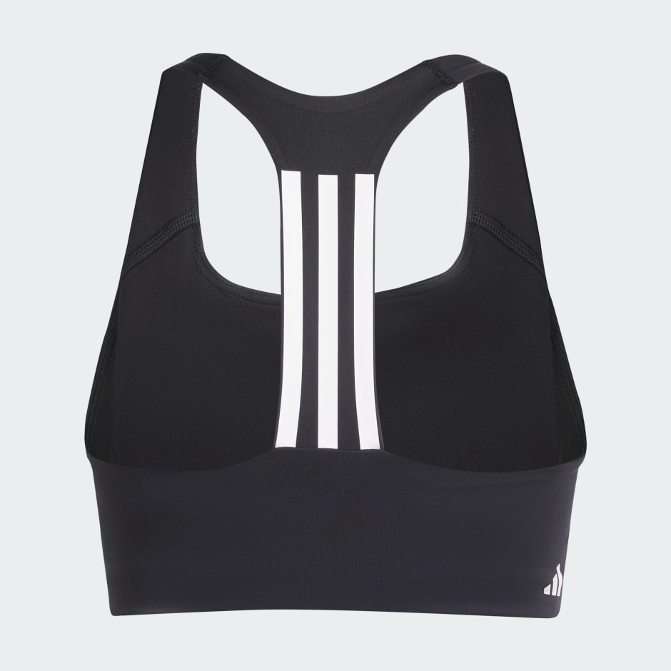 Powerimpact Training Medium-Support 3-Stripes Bra