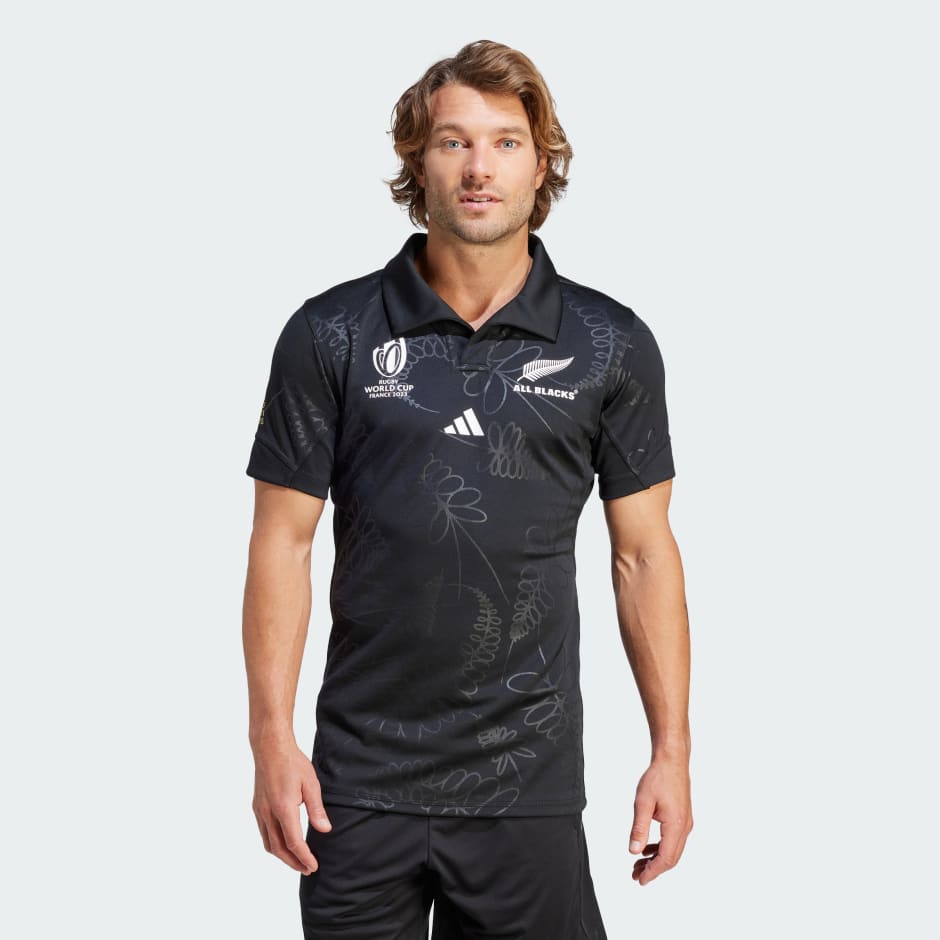 Men's Clothing - All Blacks Rugby Performance Home Jersey - Black