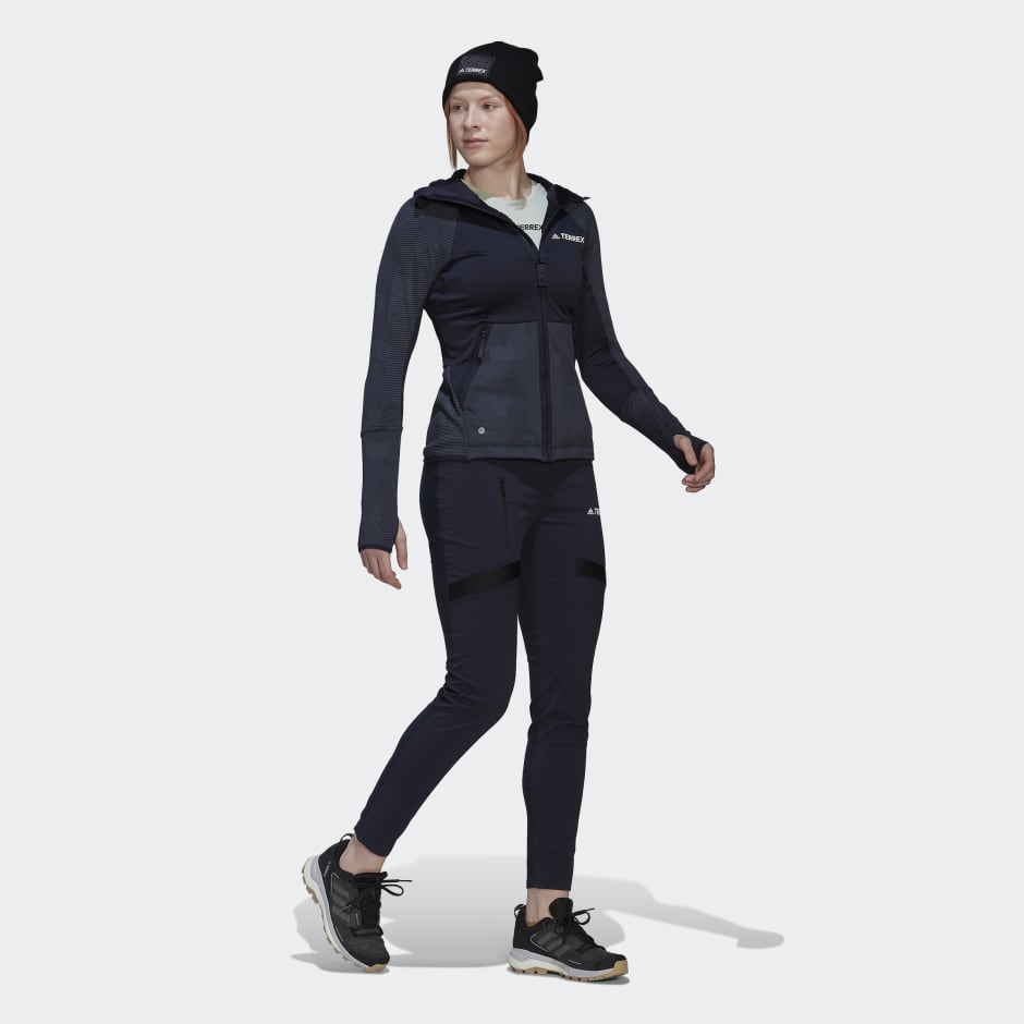 جاكيت Terrex Tech Flooce Hooded Hiking Fleece