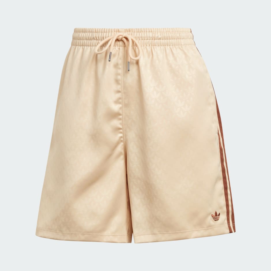 Fashion Monogram Satin Shorts