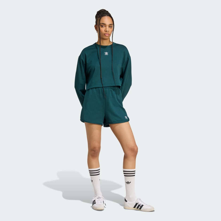 Essentials Winterized Wide Rib Shorts