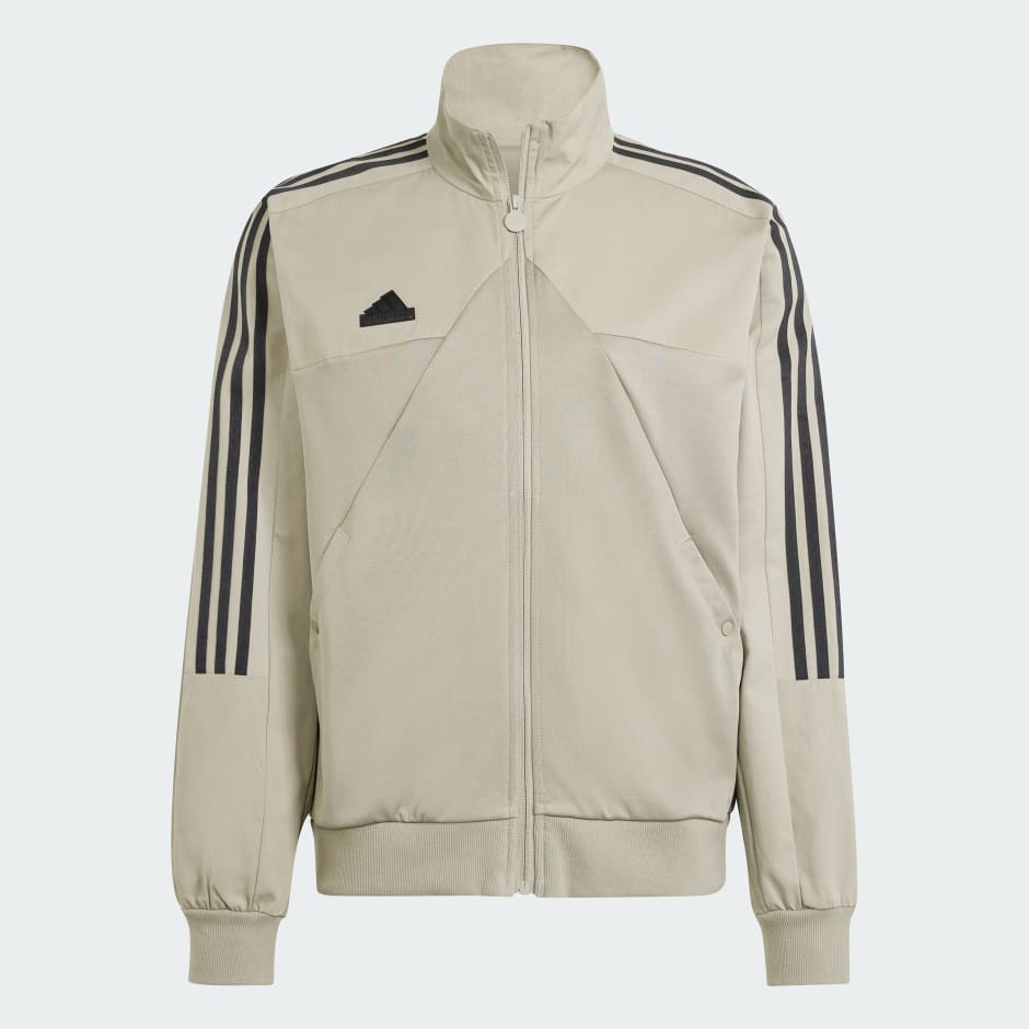 Tan adidas cheap track jacket