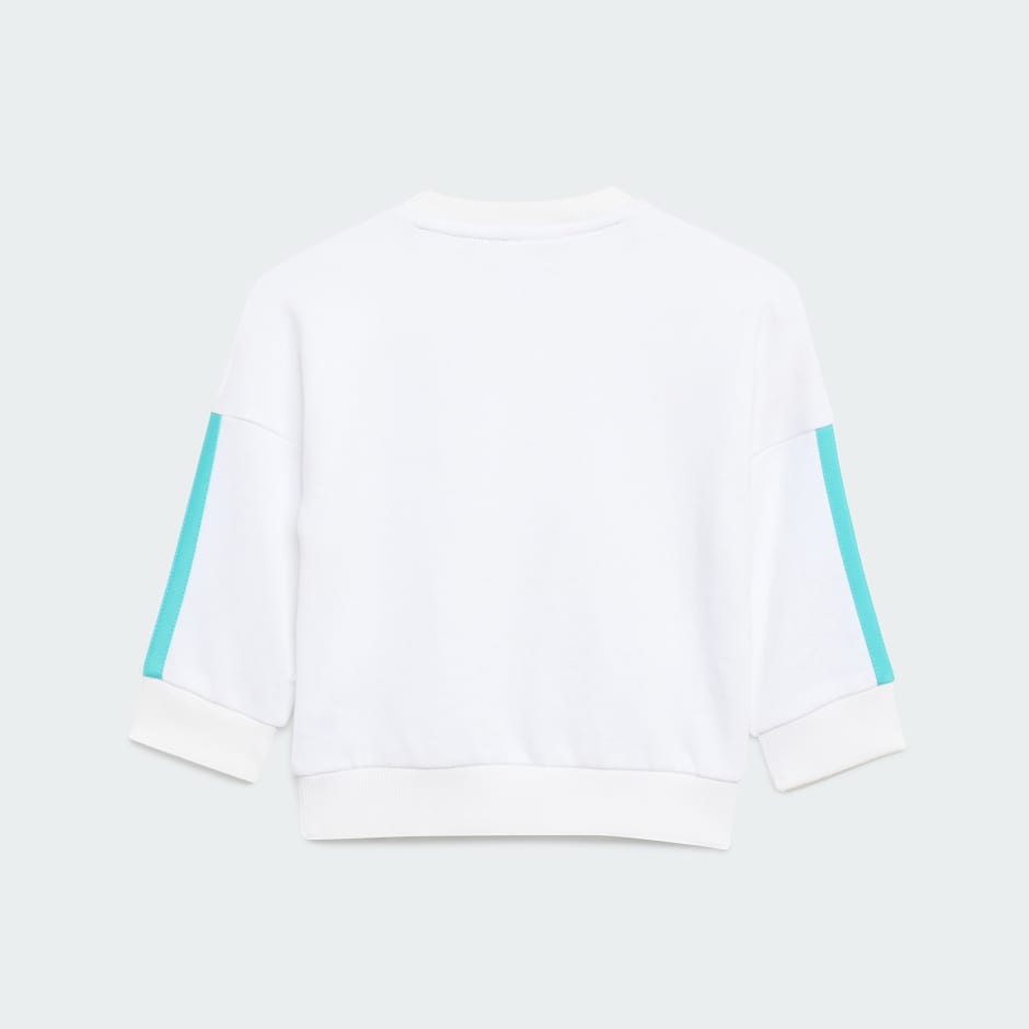 SET MERCEDES-AMG PETRONAS FORMULA 1 TEAM DNA PENTRU BEBELUȘI CU BLUZĂ CU M&Acirc;NECĂ LUNGĂ ȘI PANTALONI SPORT