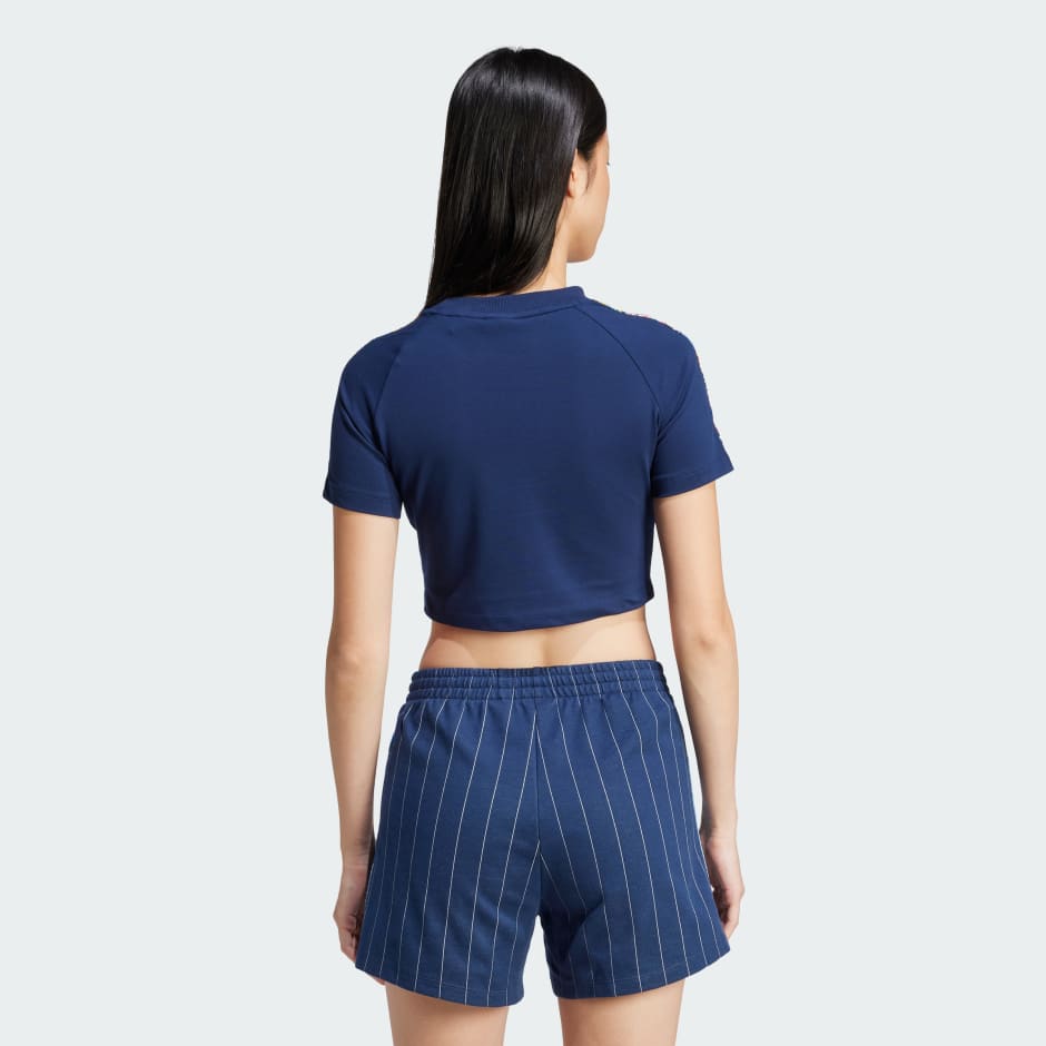 تيشيرت adidas Originals x Liberty London 3-Stripes Infill Baby