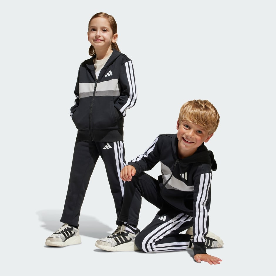 Seasonal Essentials Tiberio 3-Stripes Fleece Track Suit Kids