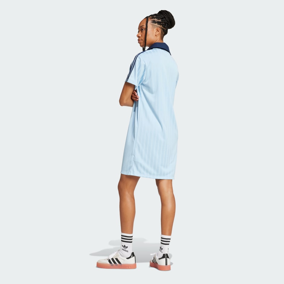 Adicolor Football Jacquard V-Neck Dress