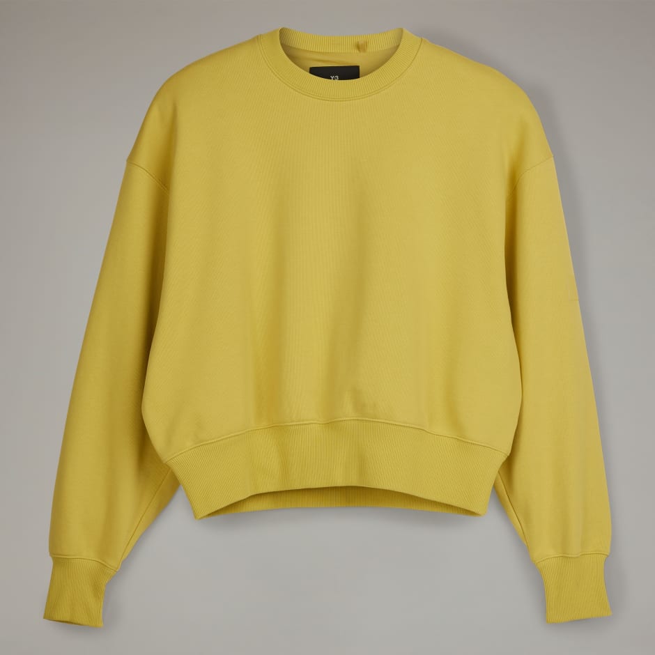 Y-3 Organic Cotton Terry Boxy Crew Sweater