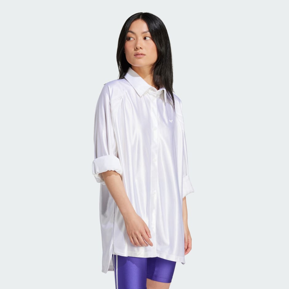 Oversized Satin Shirt