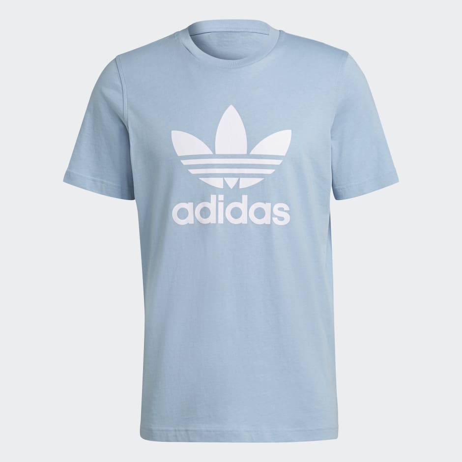 Adidas Originals Trefoil T Shirt Blue