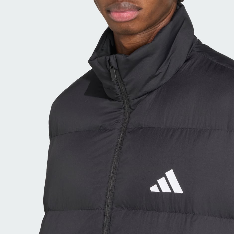 صدرية منفوخة Essentials Climawarm 3-Stripes Puffer