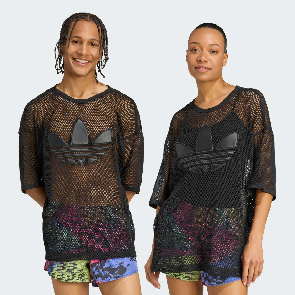 Tricou din plasă adidas x Jeremy Scott