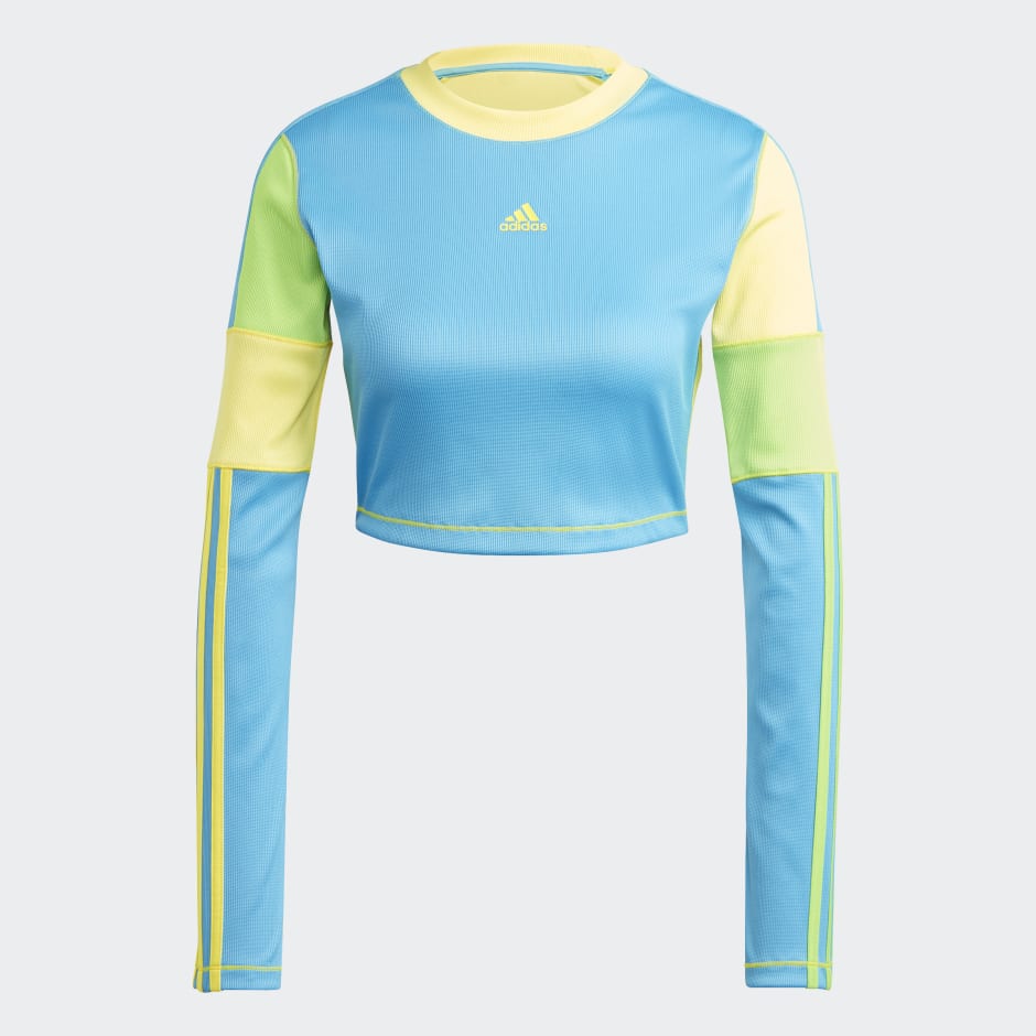 Clothing - adidas Sportswear Kidcore Long Sleeve Tee - Blue | adidas ...