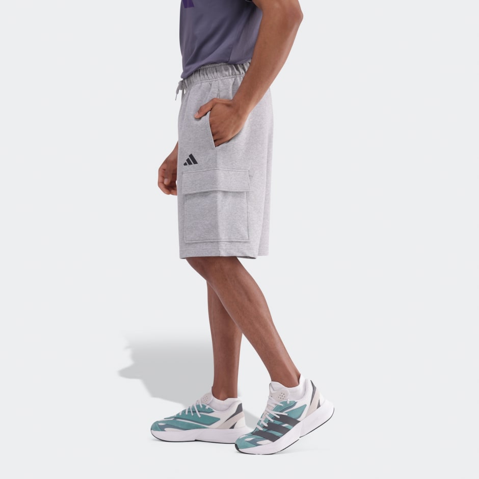 Essentials Feel Cozy French Terry Cargo Shorts