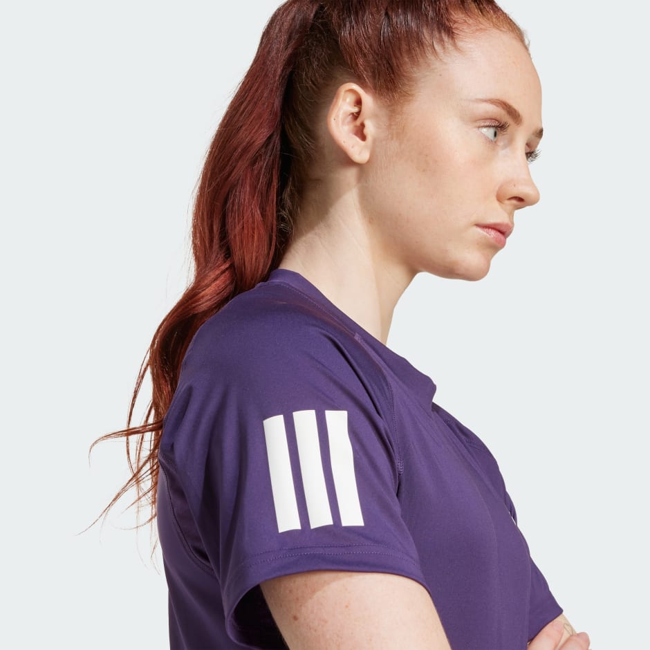 تيشيرت Club 3-Stripes Tennis Climacool