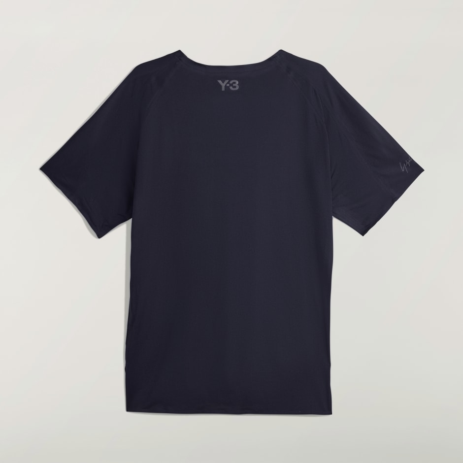 Tricou de alergare Y-3, cu m&acirc;necă scurtă