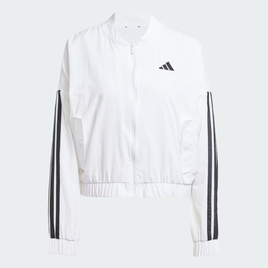 Essentials 3-Stripes Lifestyle Woven Bomber Jacket