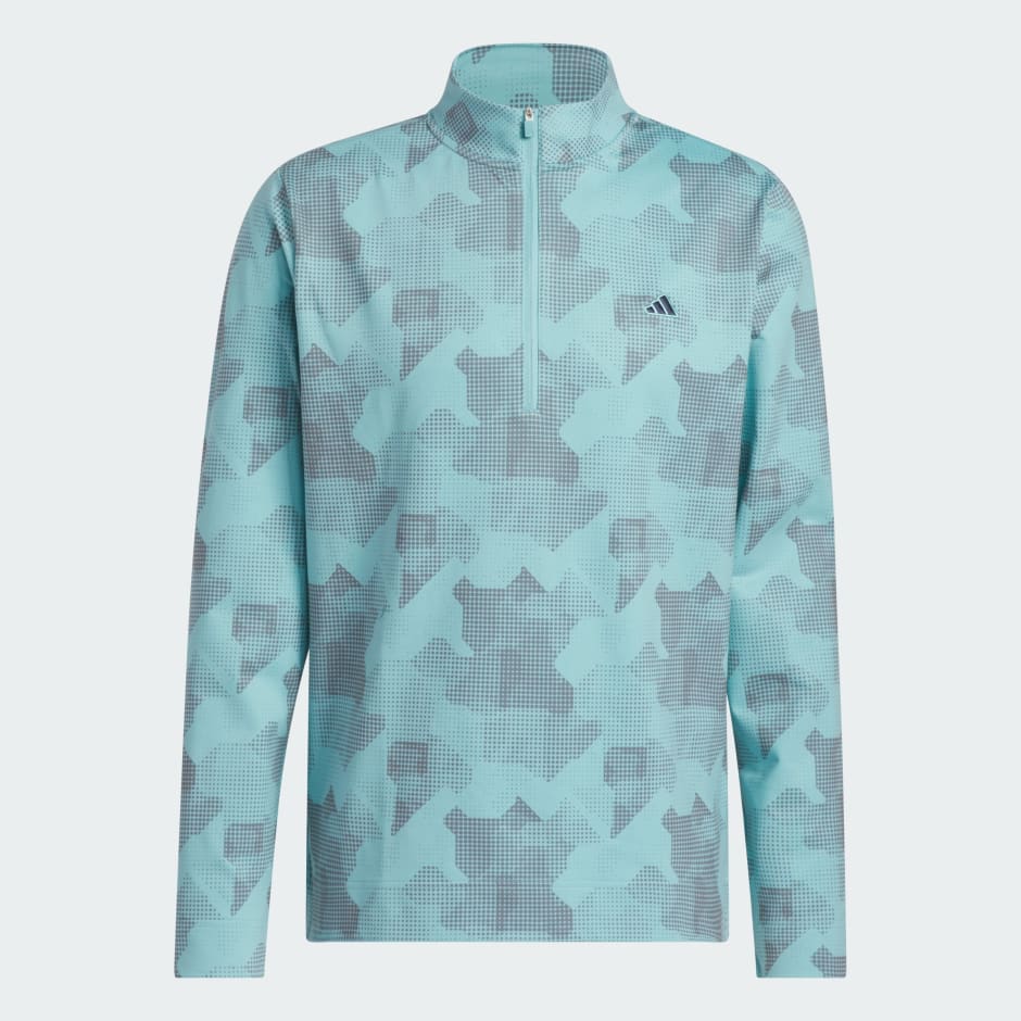 Bluză Go-To cu imprimeu și fermoar 1/4