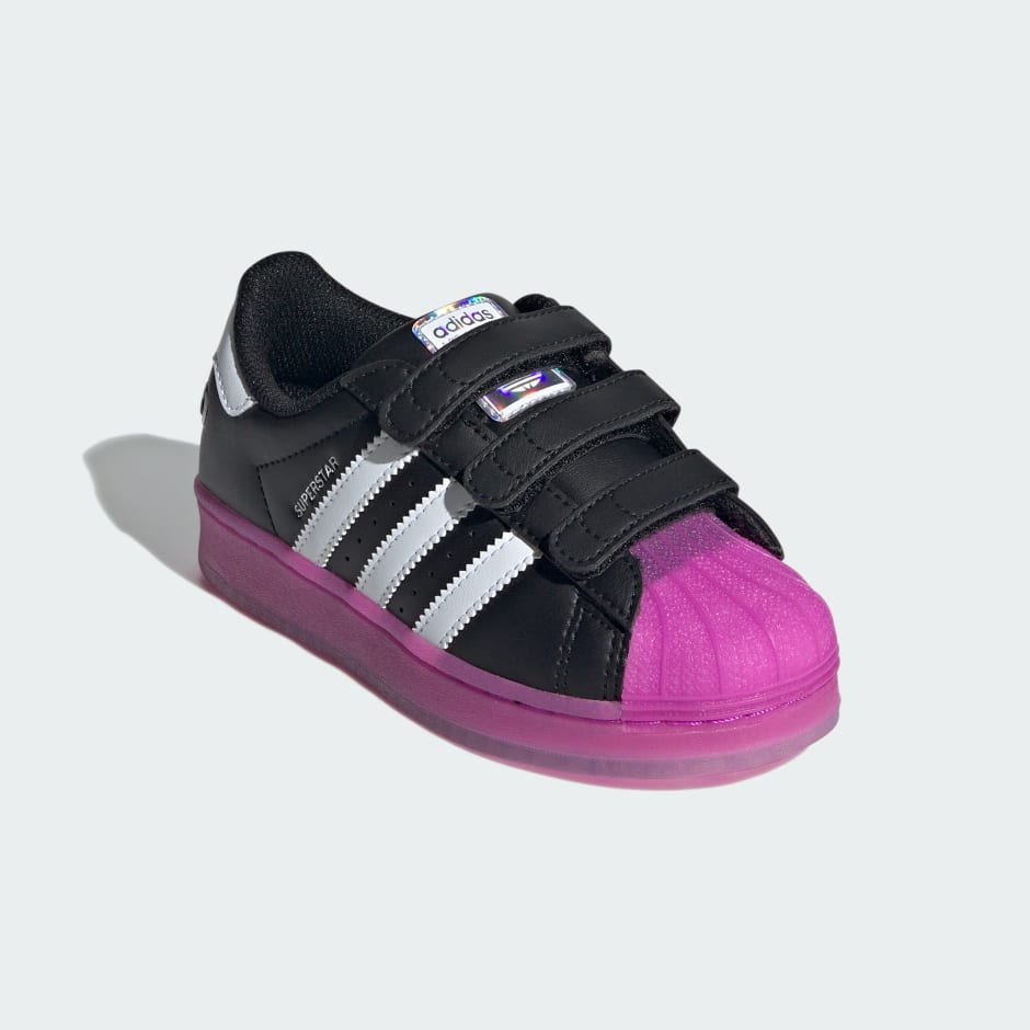 adidas Superstar LED Lights Comfort Closure Shoes Kids Black adidas TZ