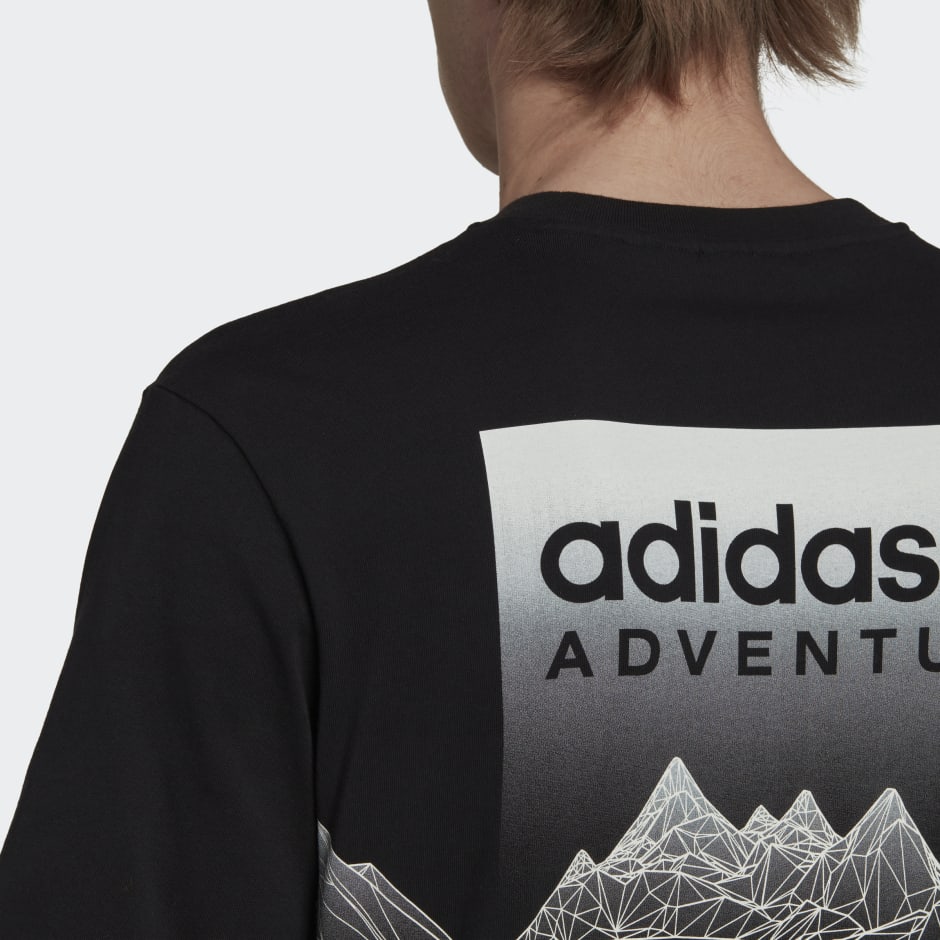 adidas adidas Adventure Mountain Back Tee - Black | adidas SA