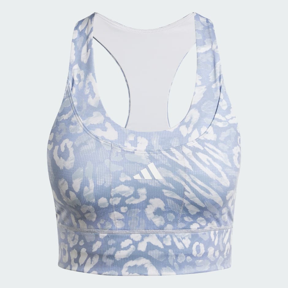 Own the Run Pocket Medium Support Print Bra
