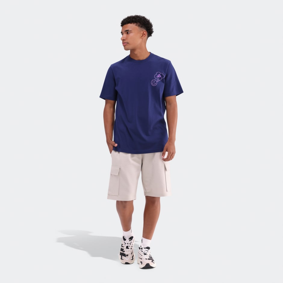 Lounge Verbiage Circle Graphic T-Shirt