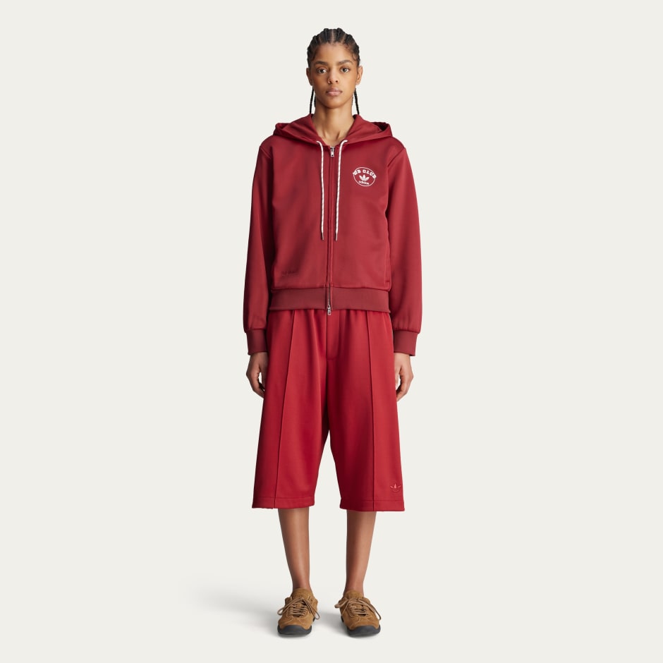 Clothing - Wales Bonner Track Hoodie - Burgundy | adidas Oman
