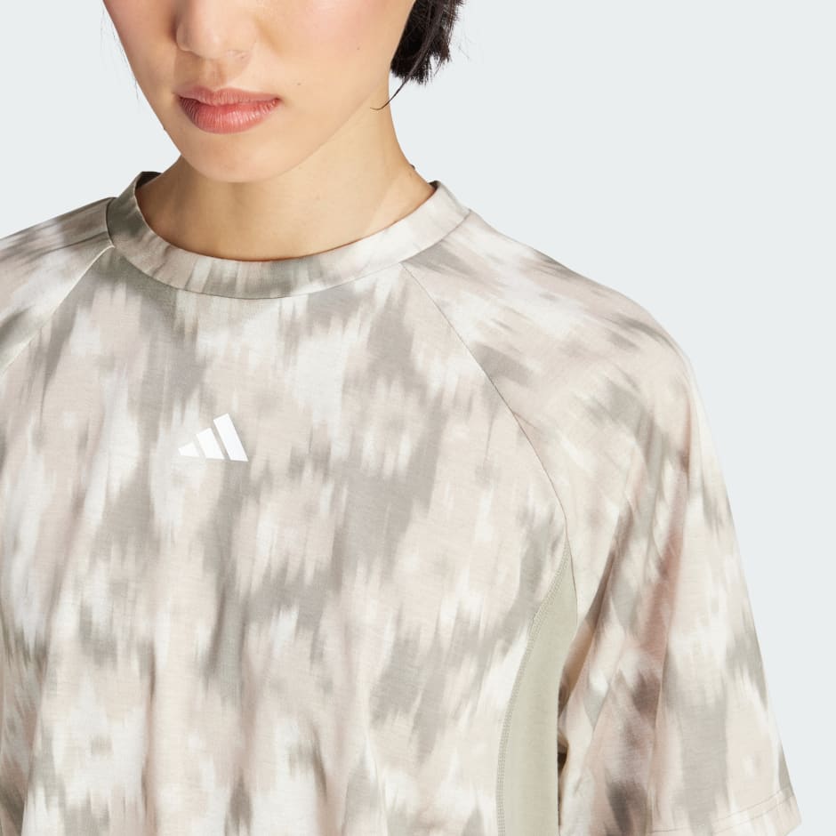 تيشيرت Train Essentials Allover Print Flower Tie-Dye